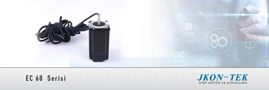 EC-60 Serisi Kapalı Çevrim Enkoderli Step Motor Kapak Resmi