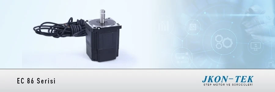 EC-86 Serisi Kapalı Çevrim Enkoderli Step Motor Kapak Resmi