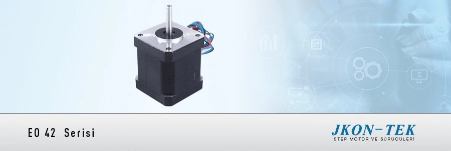 EO-42 Serisi Step Motor Kapak Resmi