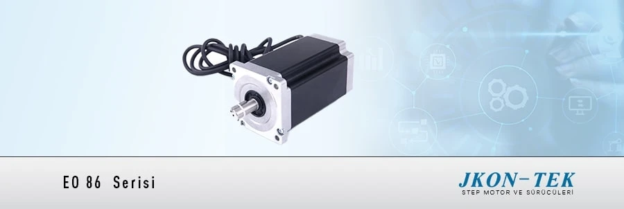 EO-86 Serisi Step Motor Kapak Resmi