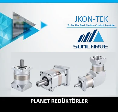 JKON-TEK ve SUNCARVE planet redüktörleri